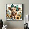 Diamond Art Painting Kits for Adults, Cow 5D Diamond Painting Dots Art Kits for Adults Beginner, DIY Highland Cow Full Round Gem Crystal Art Paint by Diamond, Home Wall Decor 12 x 12 in